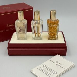 Cartier Perfume Gift Set Pur Magnolia, L'Heure Brillante, Oud and Ambre 3×15 mL